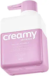 Creamy Skincare Emulsão de Limpeza 180ml | Sem Fragrância, Previne Ressecamento, Limpa sem Agredir, Hidrata a Pele | Peles Secas e/ou Normais, Inclusive as Mais Sensíveis