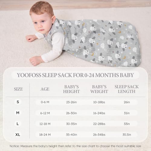 Yoofoss Schlafsack Baby Winter 2.5 Tog – Ansicht 5