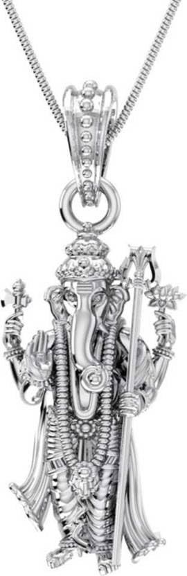 Pendentif Dieu Ganesh Ji argent sterling 92,5 % bijoux homme femme petit pendentif argent pur