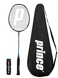 Prince Pro Nano Ti 75 Graphite Badmintonschlager Series + 6 Federballe (Verschiedene Optionen) (Shark)