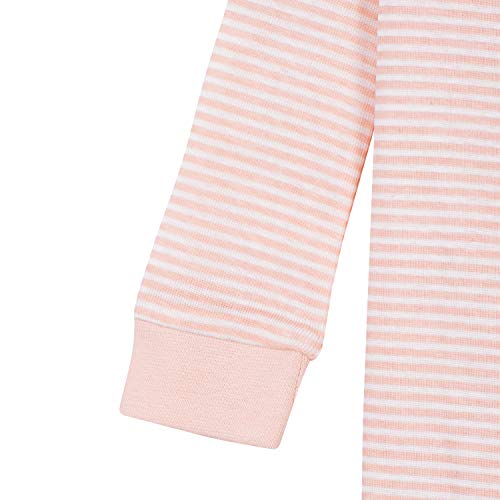 Image of Gerber Baby Girls 2-Pack Footed Pajamas