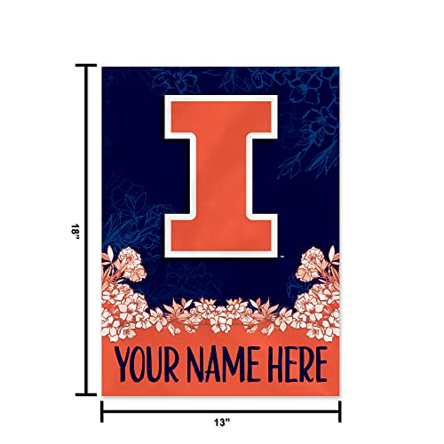 Image of Rico Industries NCAA Standard /Primary Personalized Garden Flag
