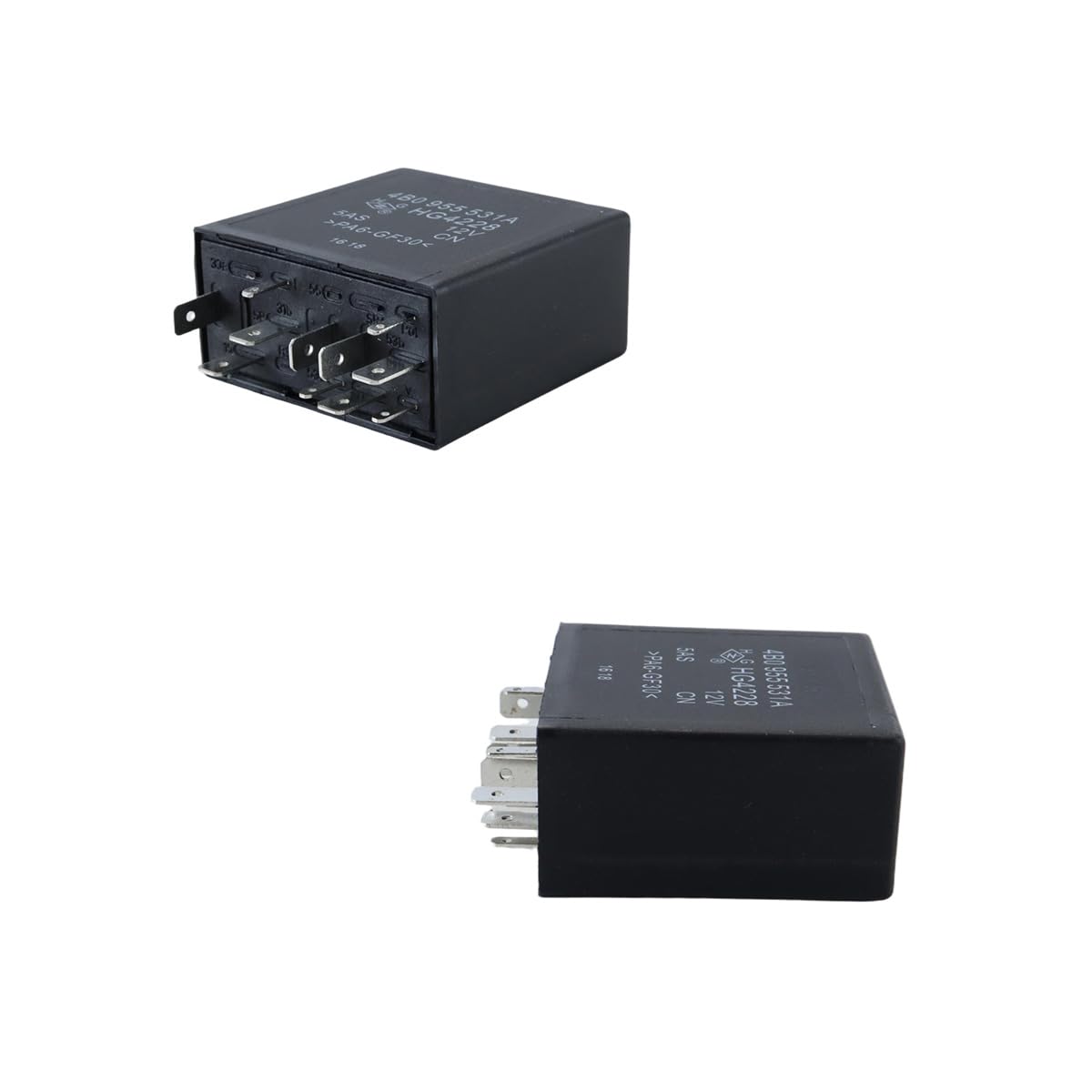 Ludom Relé de control de limpiaparabrisas con retardo intermitente 377, compatible con Golf y Passat de 2002 a 2012, 4B0955531A