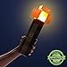 Minecraft Toys Redstone Torch 12.6 Inch LED Lamp,USB Rechargeable for Nightlight,Costume Cosplay,Roleplay,Orange