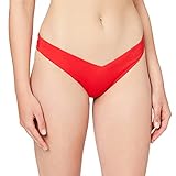 Una marca de Amazon Iris & Lilly Braga Alta de Bikini Mujer, Rojo, 38
