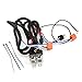 High Heat Headlight Relay Wiring Harness Kit, Professional Design, Suitable for Car Headlight Replacement