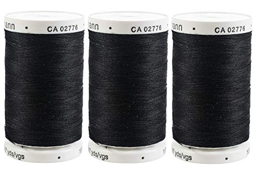 Hilo Gütermann Sew-All Negro 547 Yds 3 Unidades miniatura 1