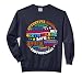 Sixth Grade Vibes 6th Grade Team 1st Day of Back to School Comfort Colors Adult Sweatshirt