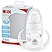 NUK Tasse d’apprentissage First Choice+ | 6-18 mois | Bec verseur antifuites en silicone | Valve anti-coliques | Antifuites | sans BPA | 150ml | Bateau (blanc)