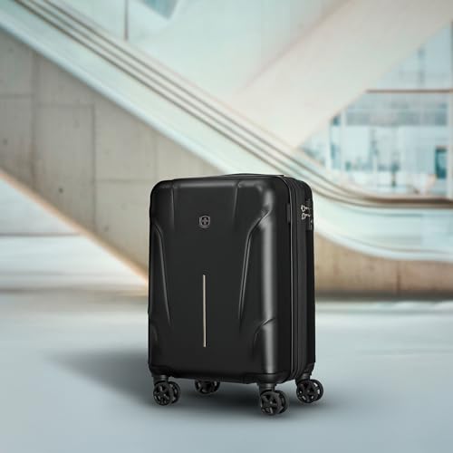 Image of WENGER, Ryon, Carry-On Hardside Suitcase, 37 litres, Black, 653731, Swiss Designed