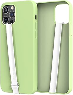Sinjimoru Stretching Silicone Phone Strap as Cell Phone Grip Holder, Reusable Slim Cell Phone Holder for Hand with Clip for Galaxy & iPhone Case. Sinji Finger Strap Clip Black 210