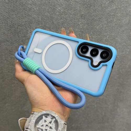 Coque acrylique Samsung S24+ Violet luxe avec chaîne gourmette - 5
