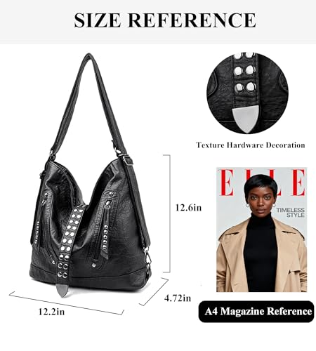 Mochila convertible y bolso 2 en 1 para mujer KingTo miniatura 2