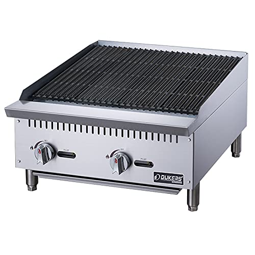 Dukers Dccb24 24 Inch Heavy Duty Countertop Charbroiler thumb #3
