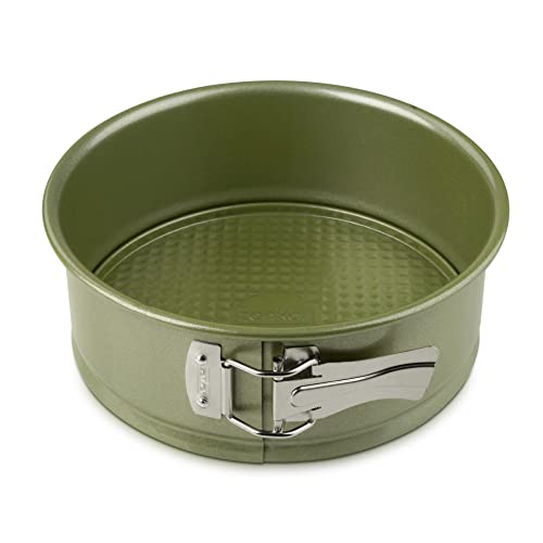 Zenker Springform Ø 20 cm mit hohem Rand aus der Serie Green Vision – Hochwertige und stabile Backform in grün – 20er Kuchenbackform mit veganer Antihaftbeschichtung