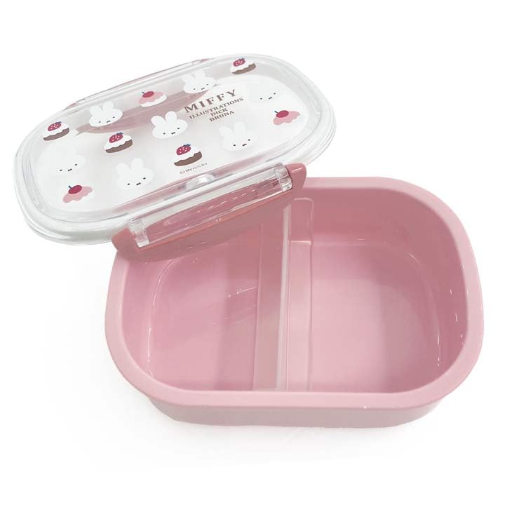Amazon | スクエア ミッフィー ランチボックス270ml ピンク 054382