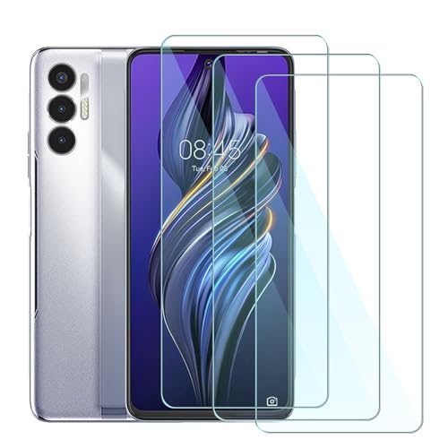 FortiCase 3 Piezas Protector Pantalla para ZTE Blade A53 Pro,Cristal Antiarañazos Antihuellas,Sin Burbujas,Ultra HD Transparent Vidrio Templado para ZTE Blade A53 Pro