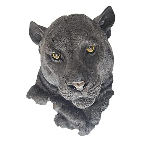 Fenteer Resin Black Panther Wall Sculpture Cover