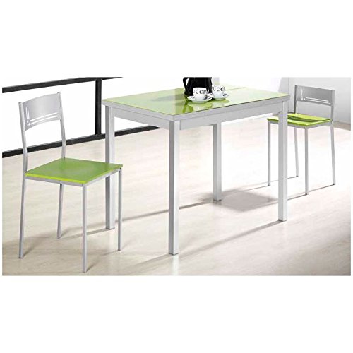 Amuebla 814. Mesa DE Cocina DE 110 X 70 CM. Extensible DE ALAS.
