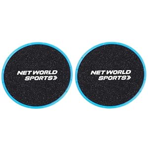 FORZA Dual-Sided Exercise Sliders – Pack of 2 | Gym Equipment For Home – Two Core Sliders Gliding Discs for Gym Workouts, Core Strength & Fitness | Gym Accessories
