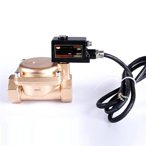 Électrovanne DN32 DC24V électrovanne laiton normalement fermée eau air - 2