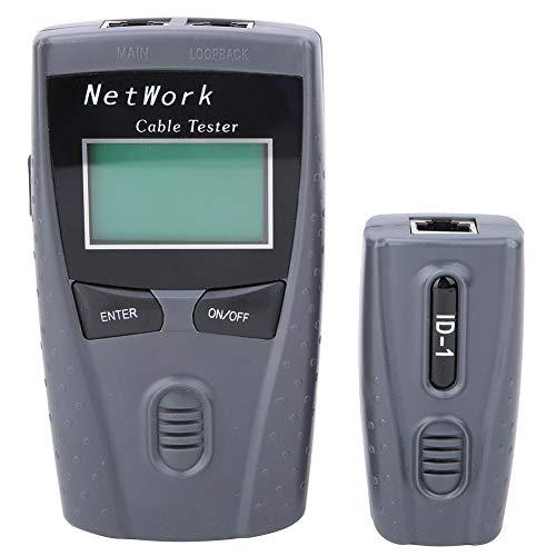 Preisvergleich Produktbild Netzwerktester, Multifunktions-LCD-Display LAN-Netzwerk-Leitungssucher Drahtkabeltester Test-Tool für Elektriker-Netzwerk-Leitungssucher