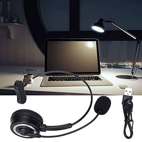 Trådlöst Telefonheadset med Klar Mikrofon - 10m Räckvidd (Svart)
