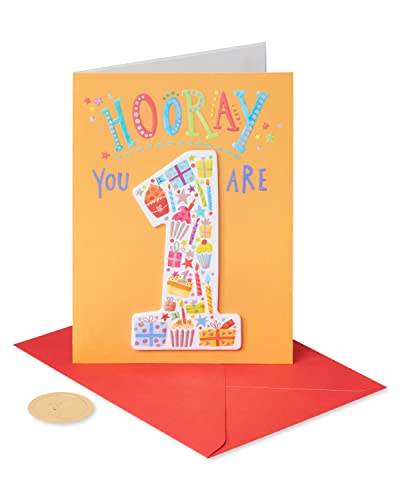 Image of Papyrus 1st Birthday Card (Something To Celebrate)