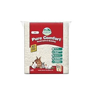 Oxbow Pure Comfort Small Animal Bedding – Odor & Moisture Absorbent, Dust-Free Bedding for Small Animals, White, 72 Liter Bag