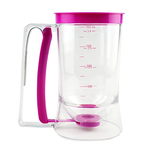 Foto von Yimixz Backtrichter Trichtert Eigportionierer Teigportionierer Fondanttrichter Portionierer Waffel Batter Dispenser Pancake Maker Kochen Werkzeuge für Home Küche Bäckerei