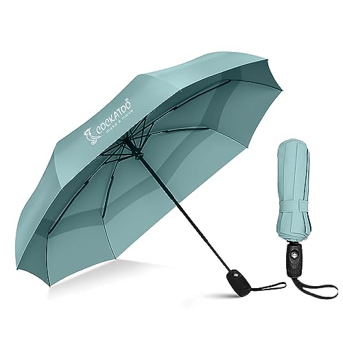 Image of Cockatoo Rain-Guard Automatic Umbrella With 8 Ribs, Material- Polyponee, Umbrella For Women & Men, With Auto Open-Close Button