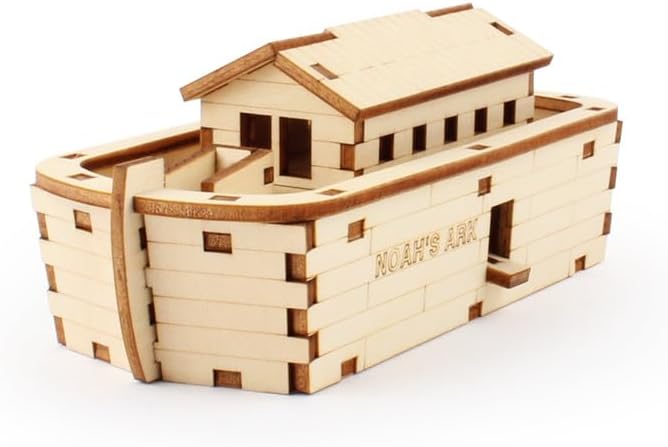 영공방 Youngmodeler Wooden Model Kit – Noah’s Ark, DIY Wooden Assembly Model for Beginners & Hobbyists