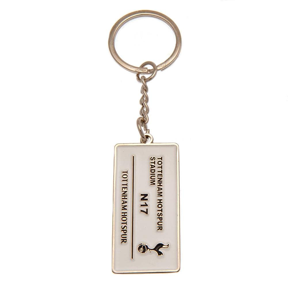 FOCO Tottenham Hotspur FC Embossed Metal Street Sign Keyring