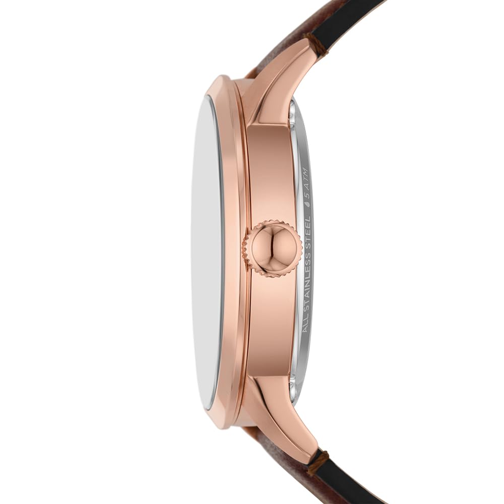 Fossil Orologio Townsman da uomo, Movimento automatico a tre lancette con cinturino in acciaio inossidabile o in pelle