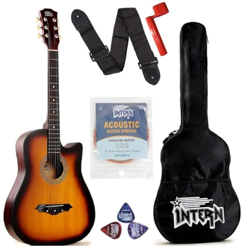 Intern INT-38C Acoustic Guitar Kit, Sunburst