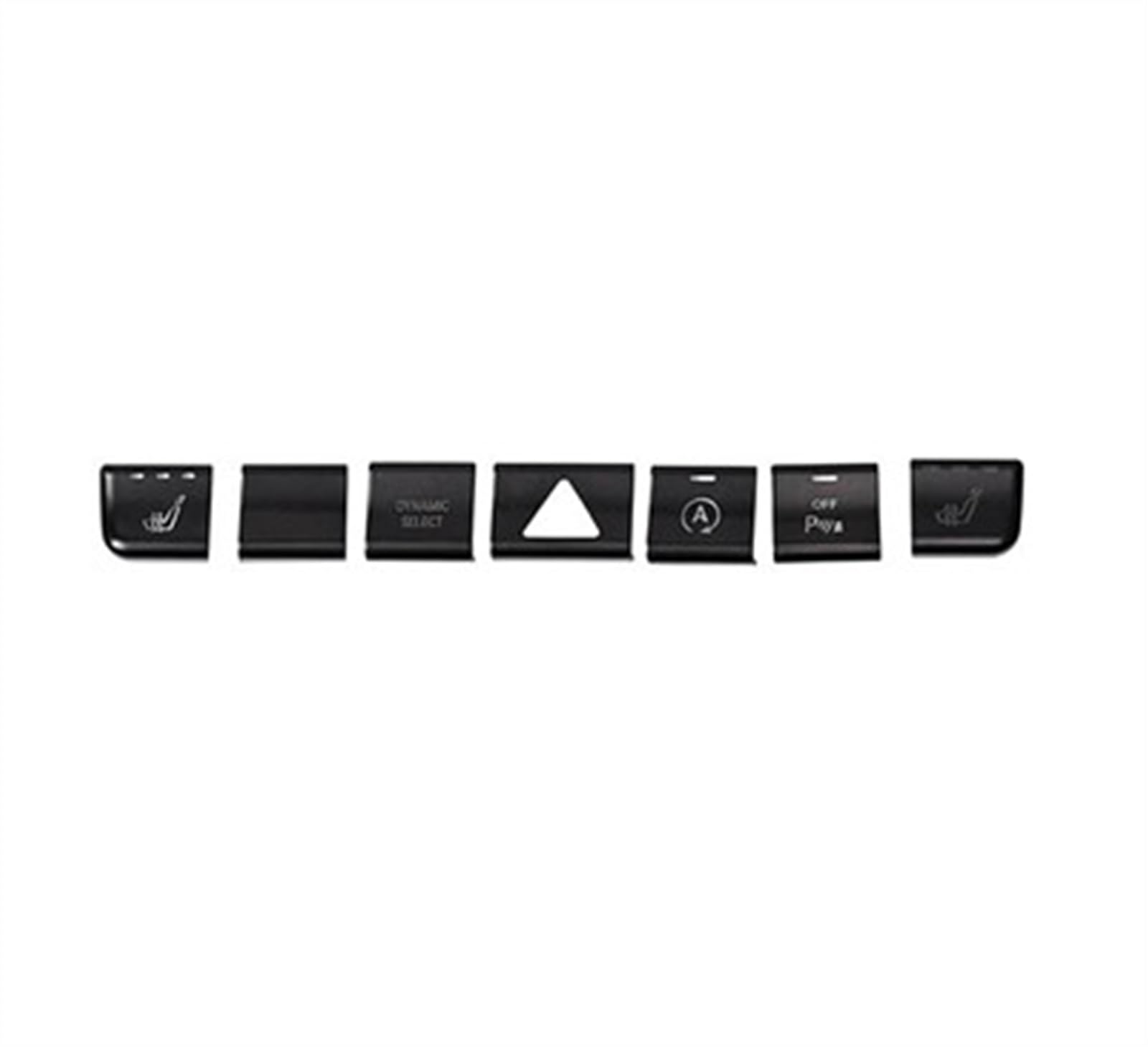 Yeskit B Car Console Air Conditioner Function Uttons Trim Sticker For Enz Gla X156 Cla C117 A Class W176 W246 2013-2017(B)