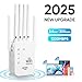 WiFi Extender - 2026 Upgraded (6 Directional Antennas) Signal Intensifier, New Generation Internet Intensifier, Wireless Remote Amplifier, WiFi Repeater with Ethernet Port, Supporting 99% of Device