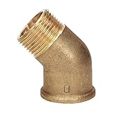 messing fittings 1/4 Dieser Messing-Winkel hat ein Innen- und ein Außengewinde, um zwei Fittings oder Rohre mit entsprechendem Gewinde miteinander zu verbinden. Unser Winkelstück ermöglicht eine 45-Grad Richtungsänderung mit einem Schlauch oder Rohr.