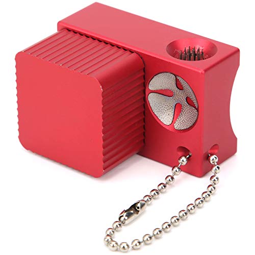 Support de craie, outil de pointe de bâton solide 4 en 1 facile à utiliser pour billard pour outil de réparation de queue(red) Cover