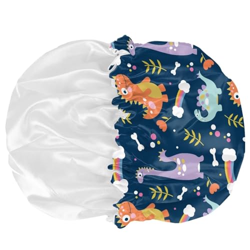 Image of Babrukda Kids Satin Hair Bonnet for Sleeping, Sleep Cap Night Cap Beanie Hat
