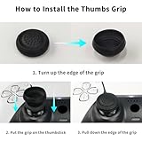 eXtremeRate PlayVital Guardian Edition White Ergonomic Soft Anti-slip Controller Silicone Case Cover for ps5, Rubber Protector Skins with White Joystick Caps for ps5 Controller - Image 5