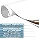 Whiteboard Magnetisch Folie, 40 x 60cm Magnetisch Selbstklebend, Weißwandtafel Folie, Whiteboard Sticker DIY, Wandfolie, Magnetfolie Weiß Abwischbare für Startseite Schule Büro