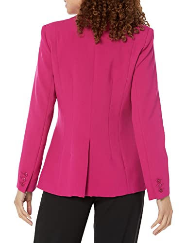 Trina Turk Women's Plaid Blazer, Aurora Pink Multi, 6 #TOP1