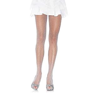 LEG AVENUE Dames Glitter Fishnet Panty