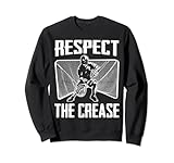 Photo Gallery rispetta the crease divertente lacrosse portiere giocatore felpa Photo Gallery rispetta the crease divertente lacrosse portiere giocatore felpa