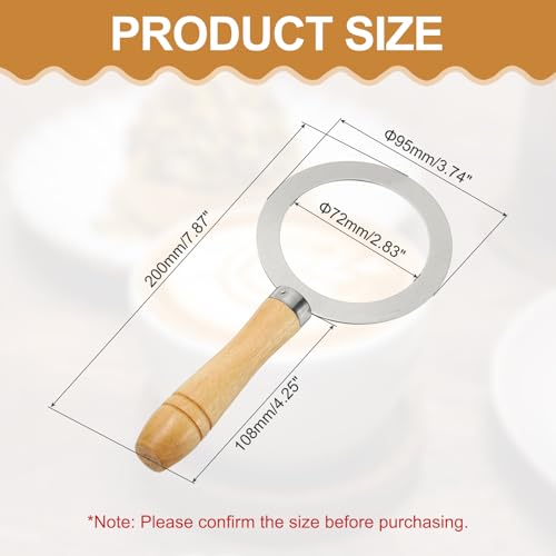 Anillo de acero inoxidable de 95 mm para tazas de té y café 3
