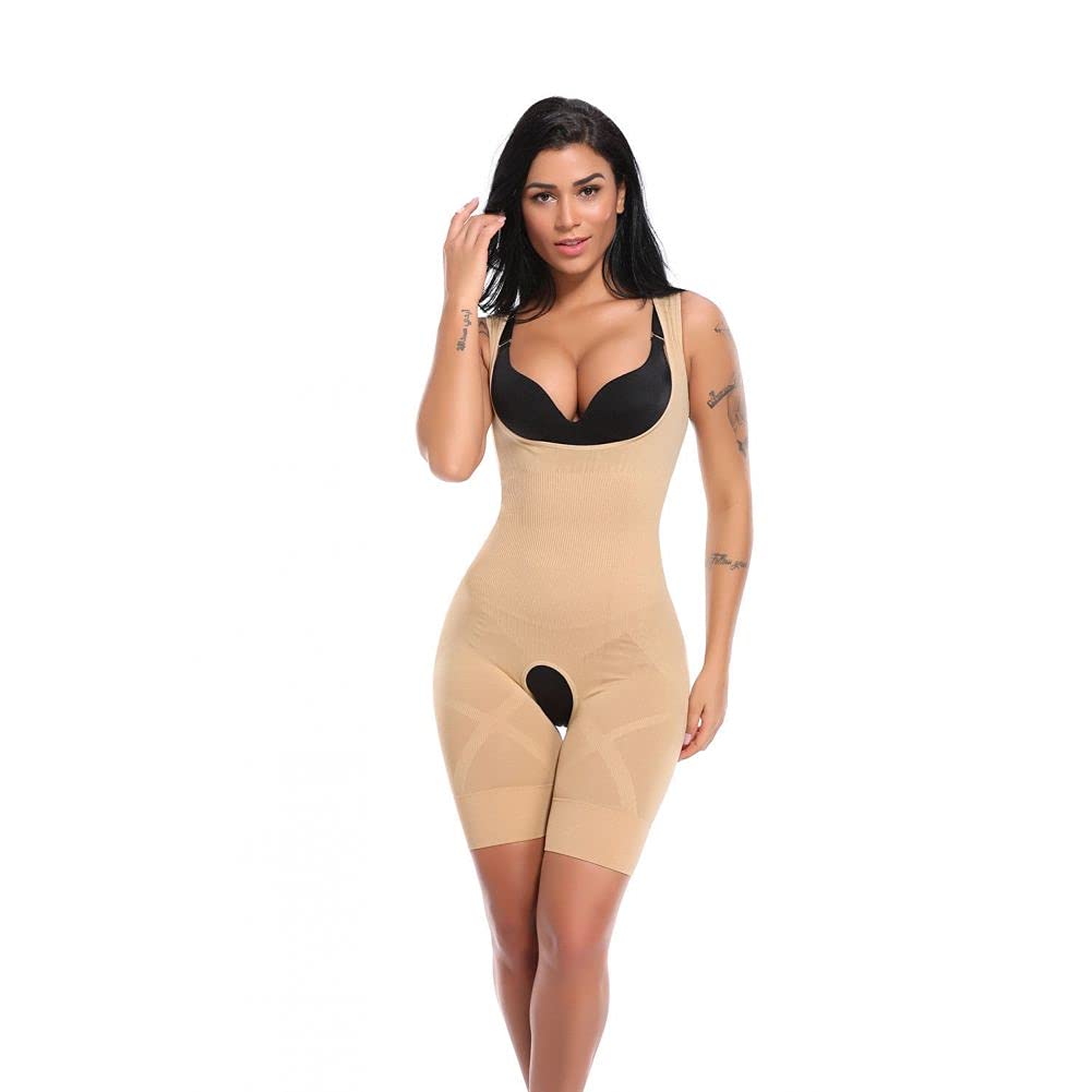 WWESDXCRWWESDXCR Women'S Body Sculpting Corset With Open Crotch Corset Waist Trainer