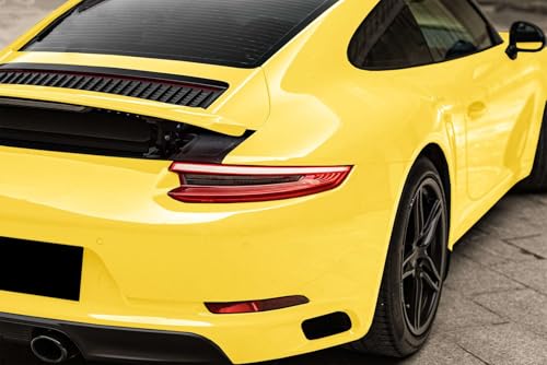 PPF película protectora contra arañazos coche amarillo limón DIY 6