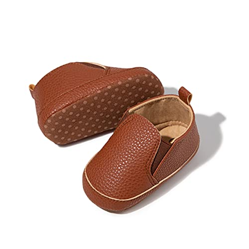 Image of Meckior Infant Baby Girls Boys Canvas Shoes Soft Sole Toddler Slip On Newborn Crib Moccasins Casual Sneaker Austin Boy's Flat Lazy Loafers First Walkers Skate Shoe
