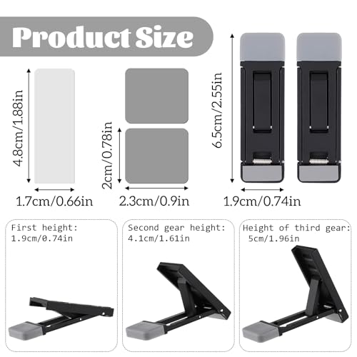 Base portátil ajustable para teclado y laptop, plegable y compacta miniatura 2